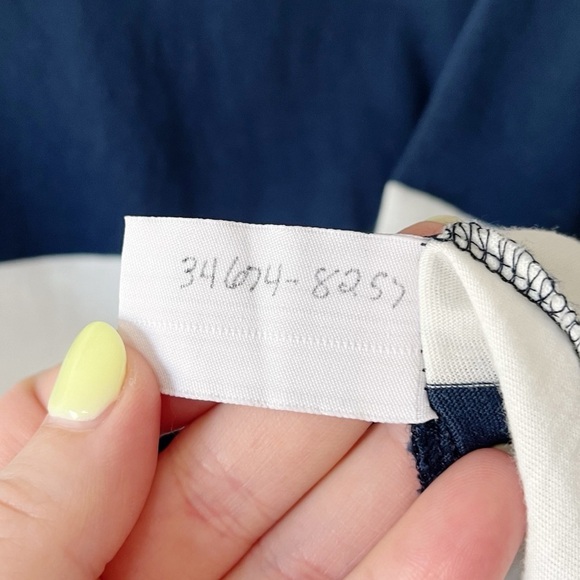 ROLLA's Navy Blue White Big Stripe Tee Shirt Size XL Crew Neck 100% Cotton NEW - Picture 12 of 12